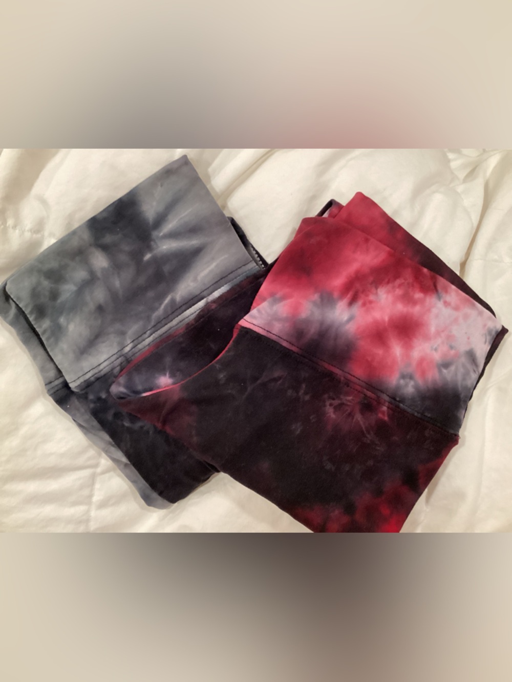 Sweet tie-dye Seamless yoga pants Set/2 Medium